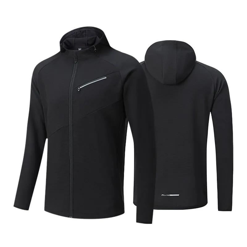 All-Season Stylish Hooded Stand-Collar Windbreaker
