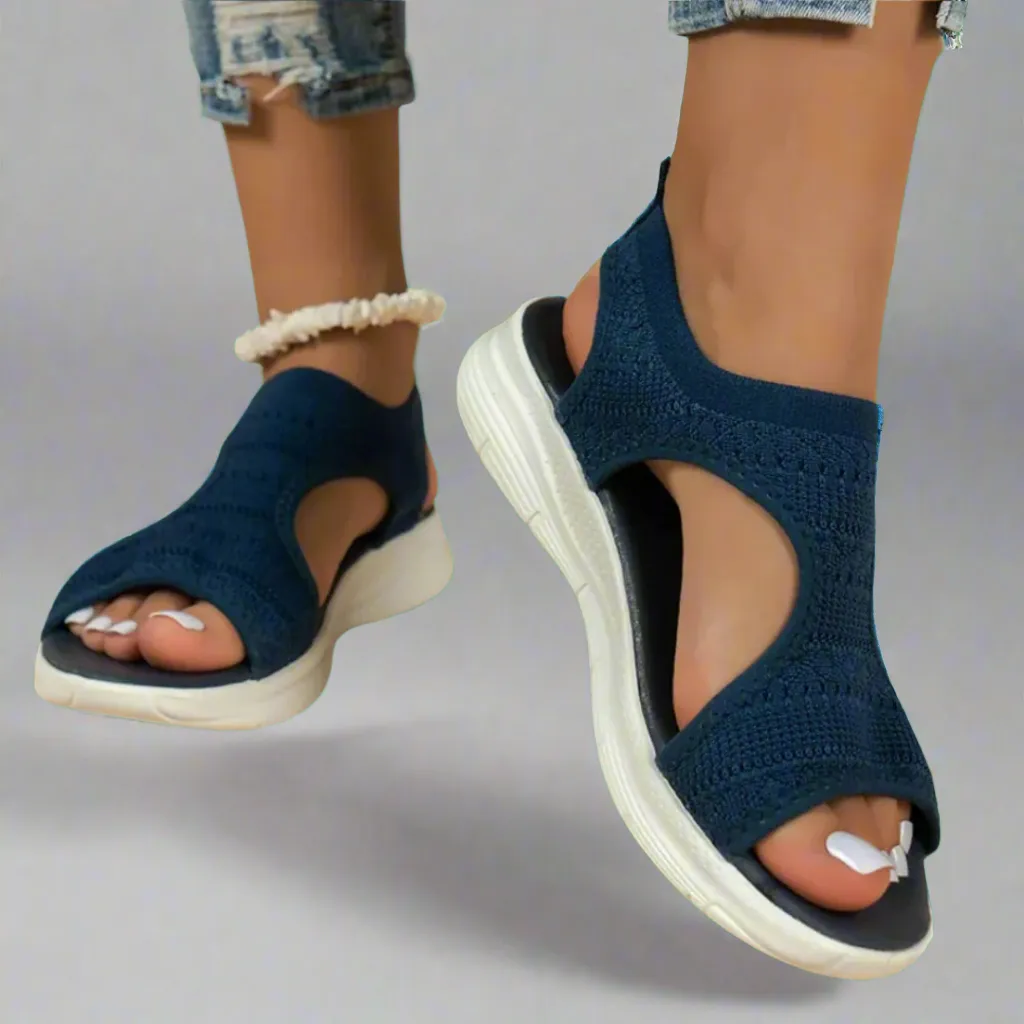 Amelie | Handcrafted Wedge Sandals Made from Premium Materials