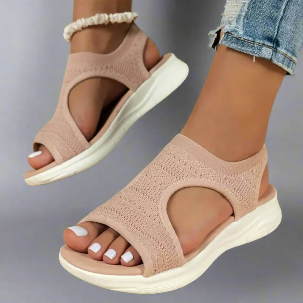 Amelie | Handcrafted Wedge Sandals Made from Premium Materials