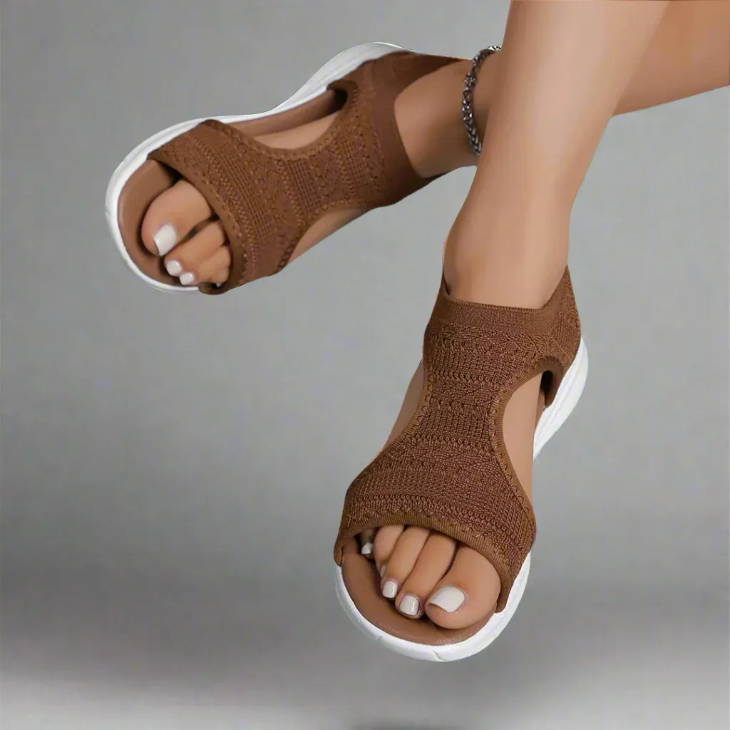 Amelie | Handcrafted Wedge Sandals Made from Premium Materials
