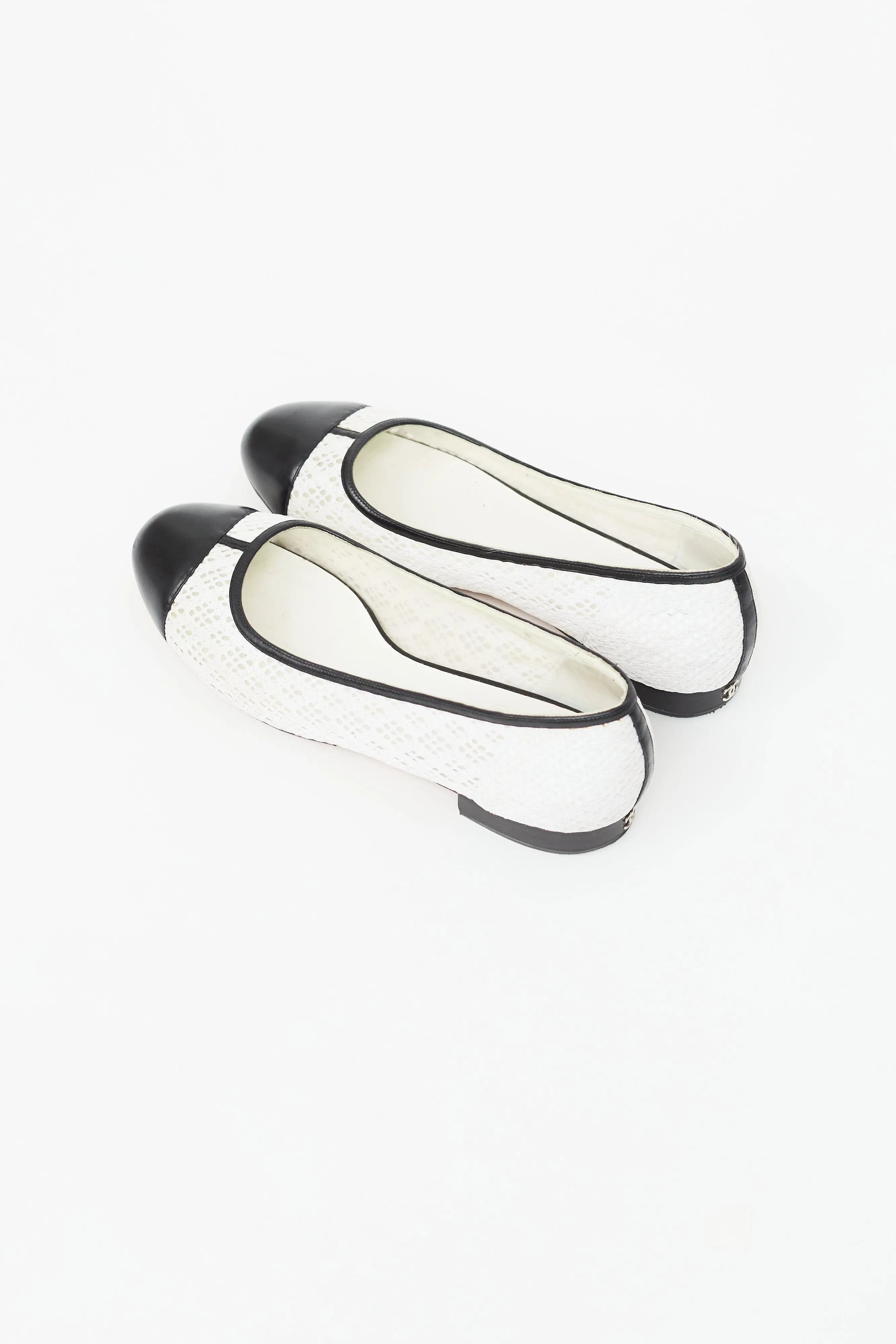 Black & White Lace Ballet Flat