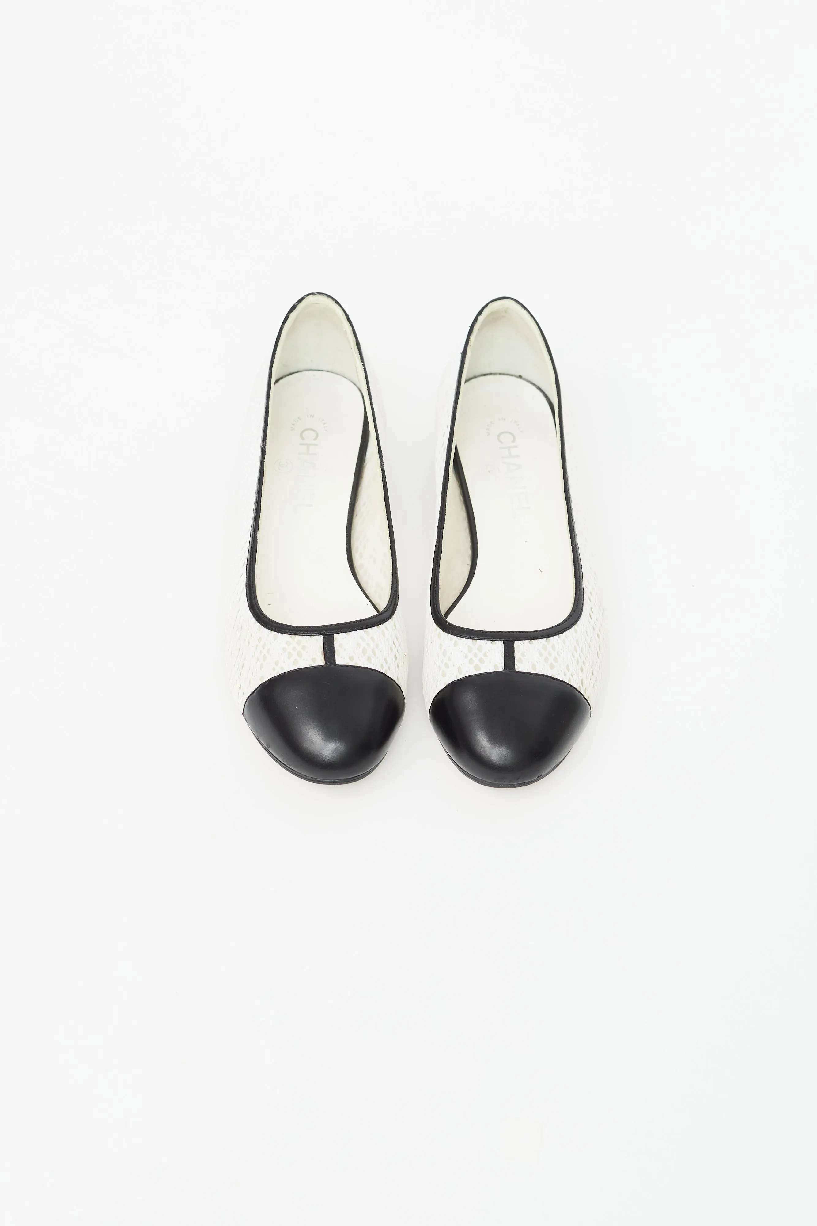 Black & White Lace Ballet Flat