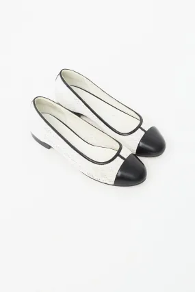 Black & White Lace Ballet Flat