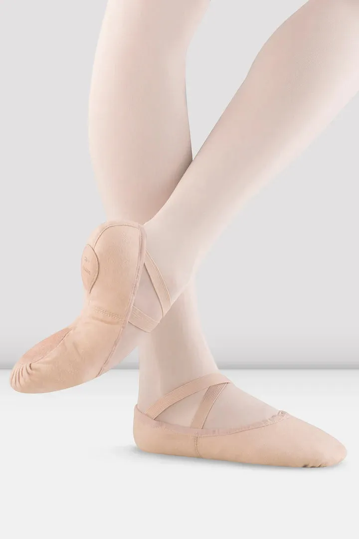 Bloch S0277L Pump Canvas Split-Sole Ballet Shoes - Pink