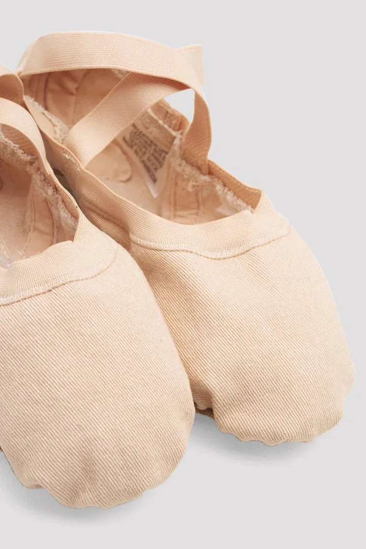Bloch S0625LSynchrony Stretch Canvas Split-Sole Ballet Shoe - Pink