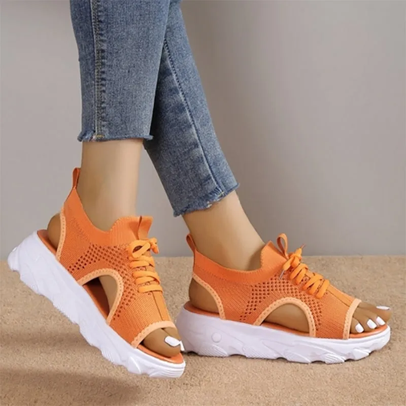 Cassandra - Breathable Platform Sandals