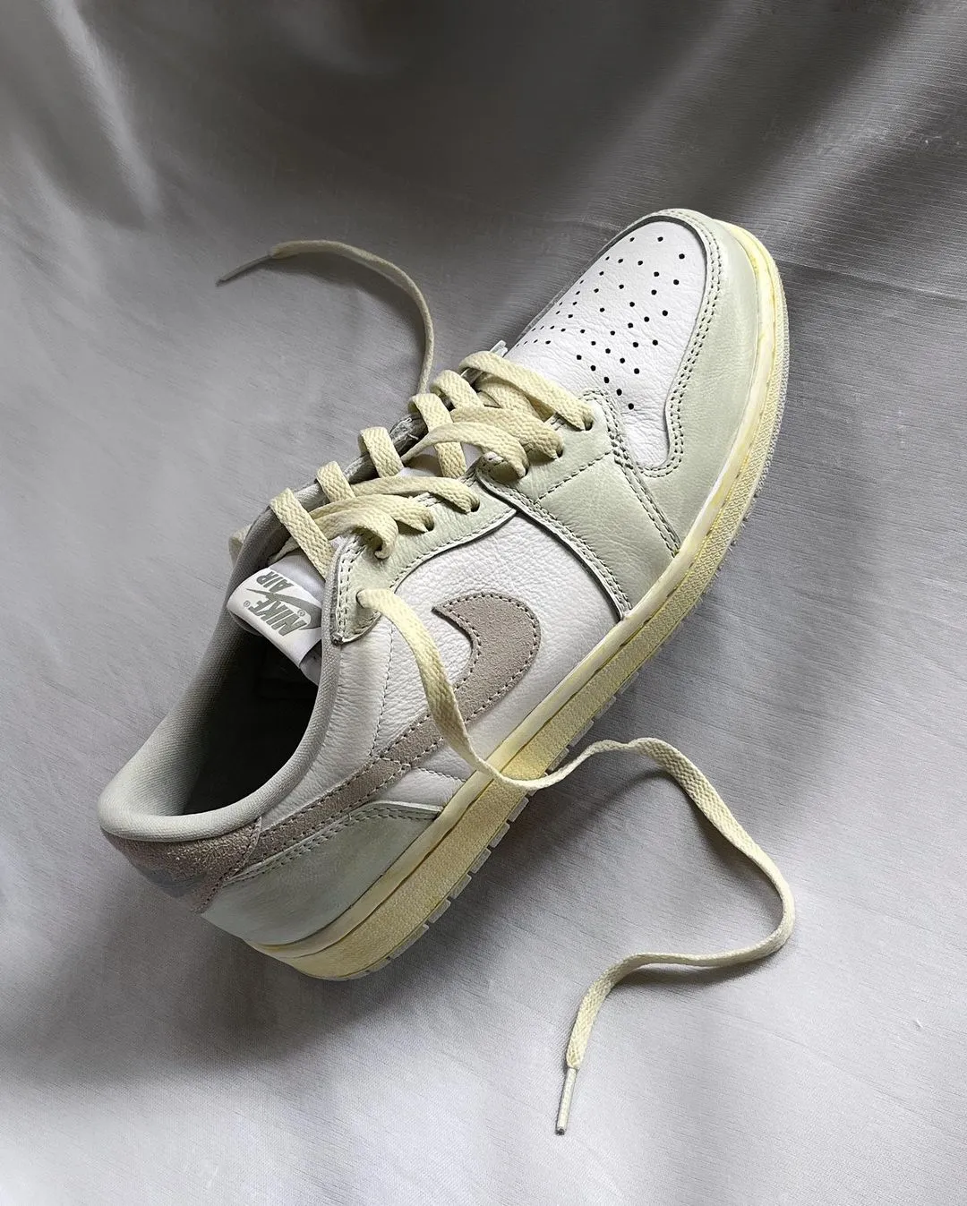 Classical  Light Cyan Gray White Custom Air Force 1