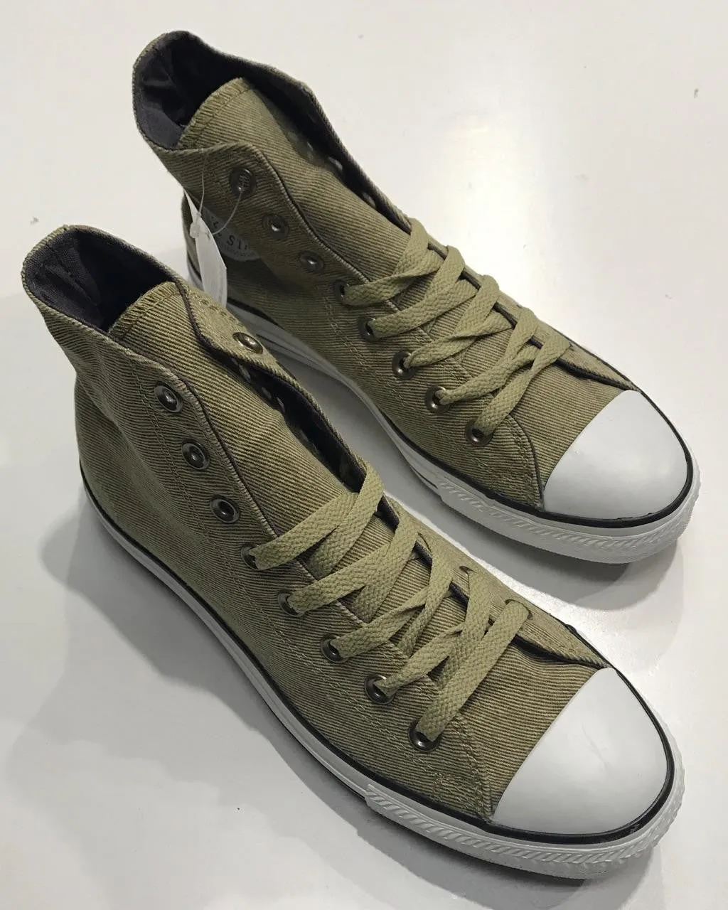 Converse Hi Olive Grey Canvas