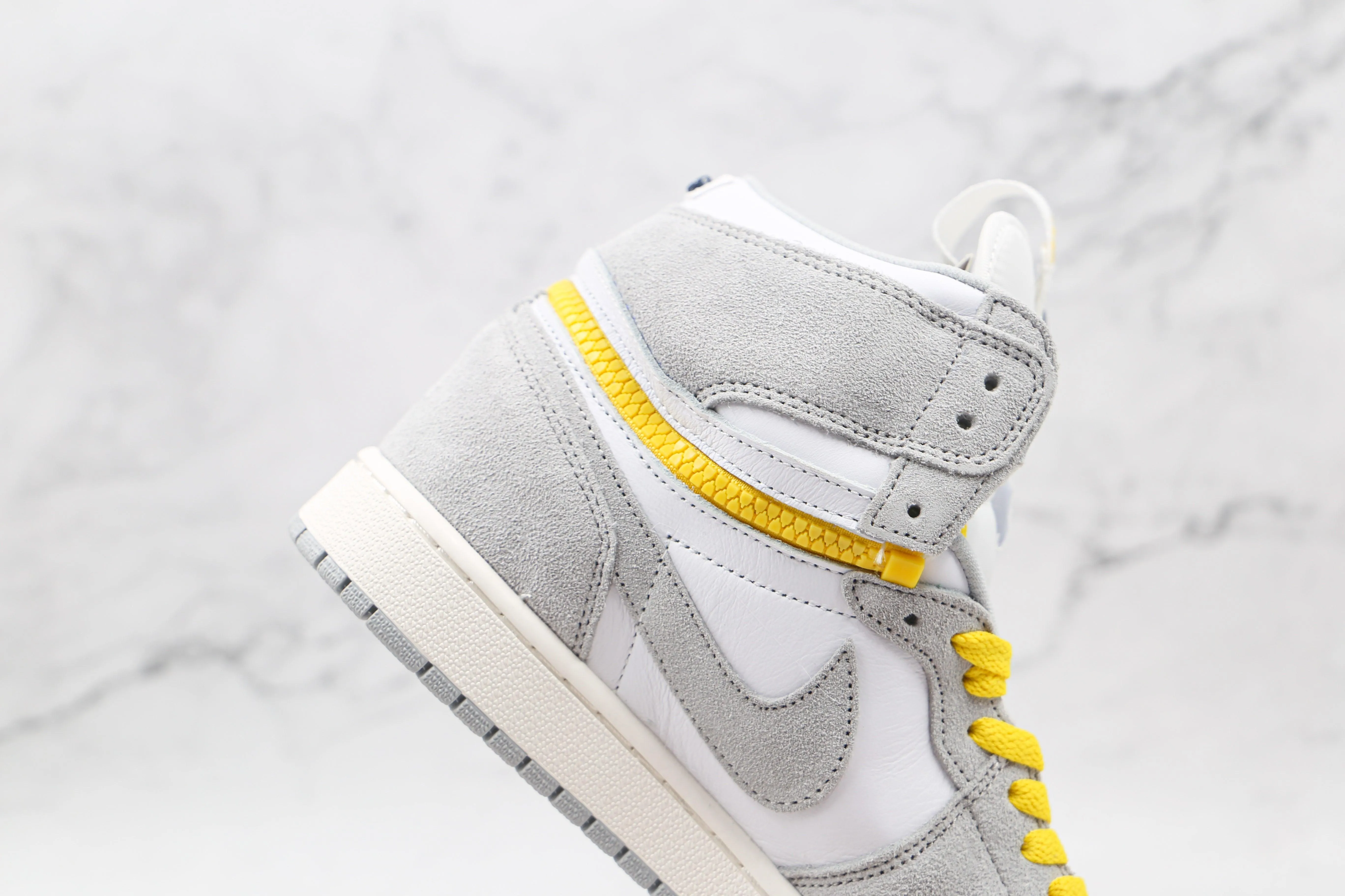 Custom Air Jordan 1 High Switch “Light Smoke Grey” High Q ( Customs And Box ), Jordan 1 Sneakers Active