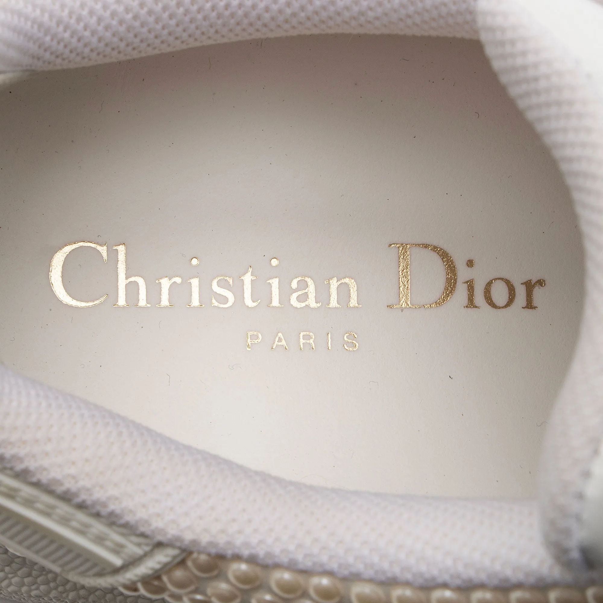 Dior Calfskin Pearl Dior-ID Platform Sneakers - Size 6 / 36 (SHF-SaXXOc)