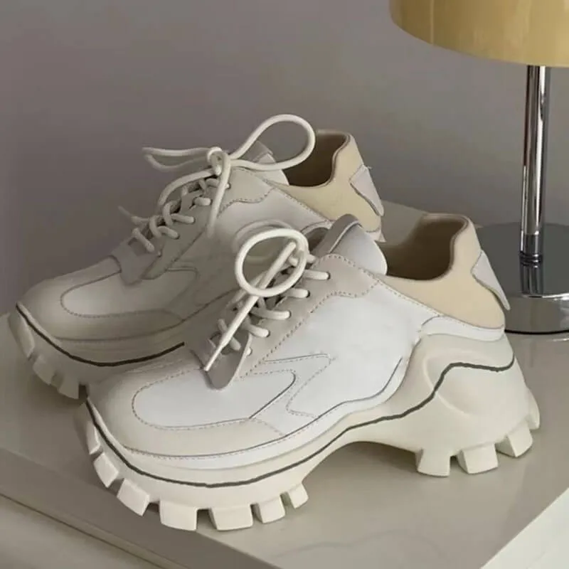 Korean Platform Aesthetic Sneakers