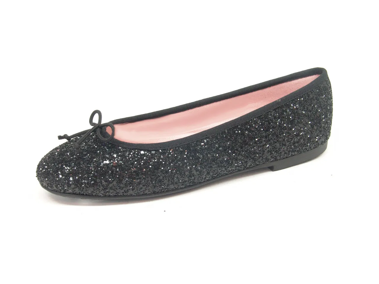 Leather Isabella Glitter black Professional Shoes for Spa, Wellness, Medical - STYLEMONARCHY