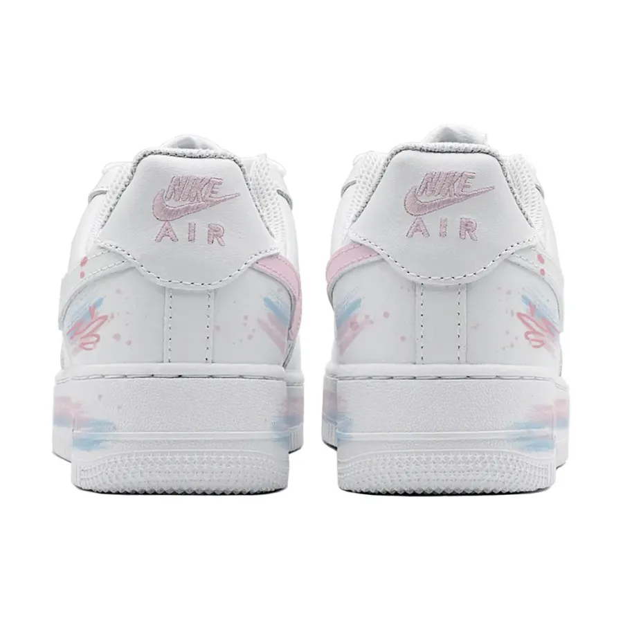 Light Blue Pink Heat Custom Air Force 1