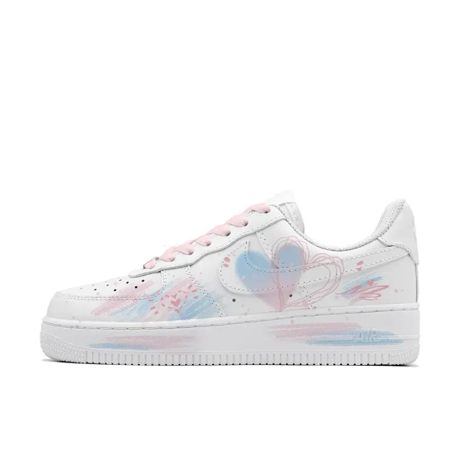Light Blue Pink Heat Custom Air Force 1