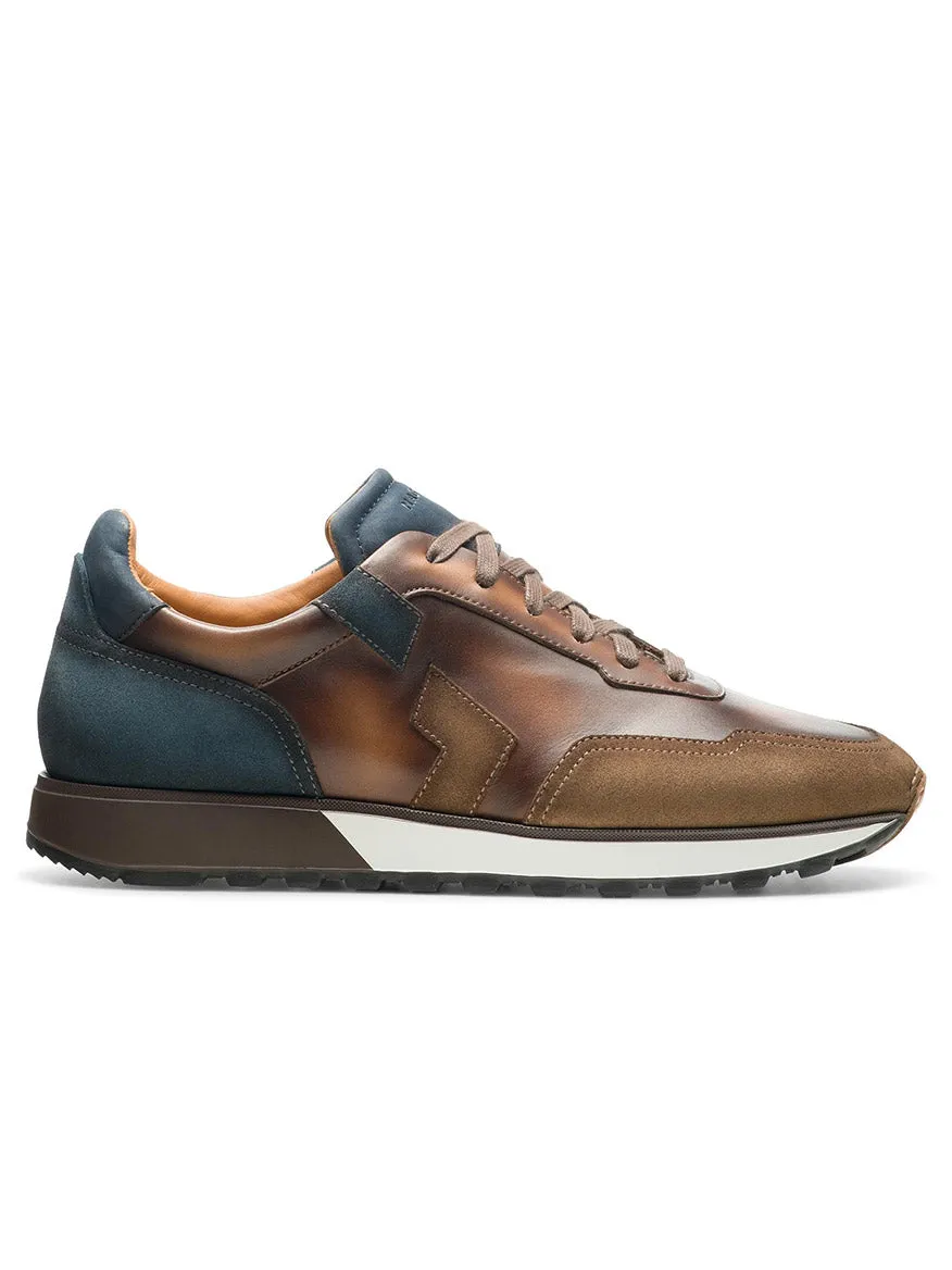 Magnanni Aero in Navy/Brown