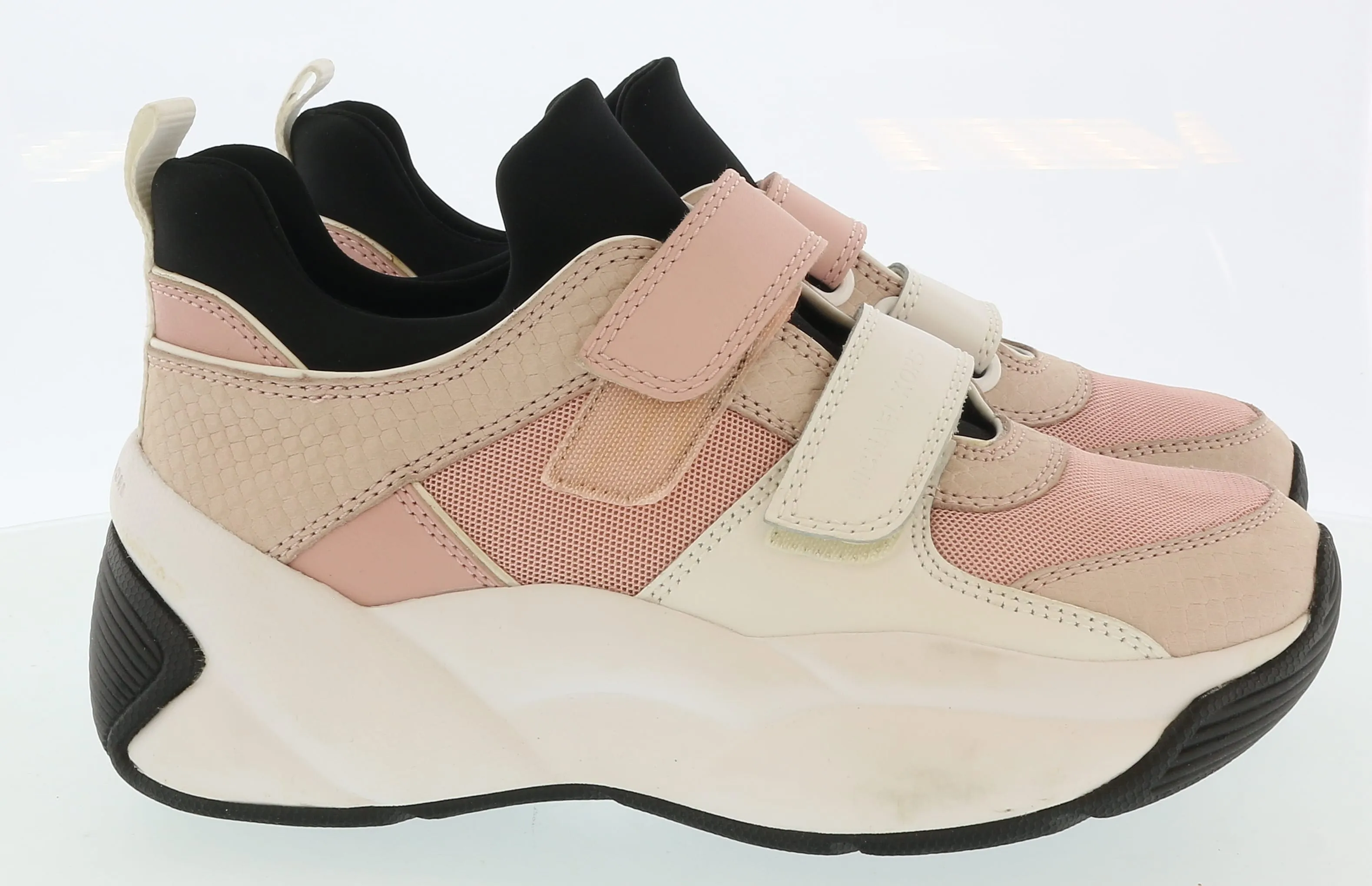 Michael Kors Light Pink Strap On Sneakers - 6.5