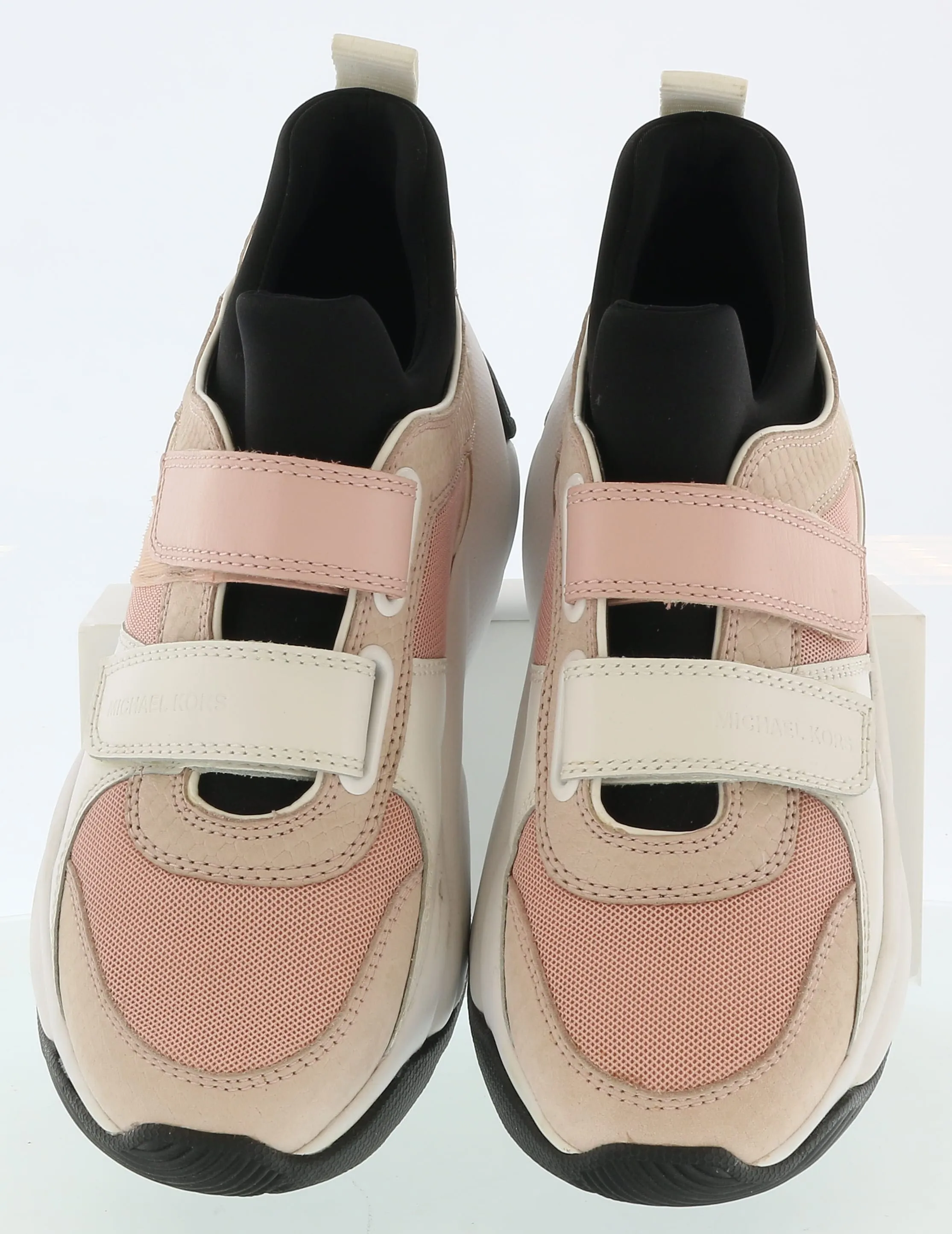 Michael Kors Light Pink Strap On Sneakers - 6.5