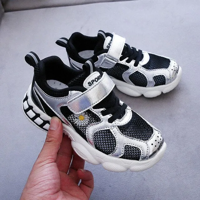 New Hot Autumn Kids Shoes Girls Sport Breathable Shoes Children multicolor Casual Sneakers Girl tennis Running Flats Shoes Kids