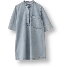 Nolan Denim Dress - Light Blue Wash