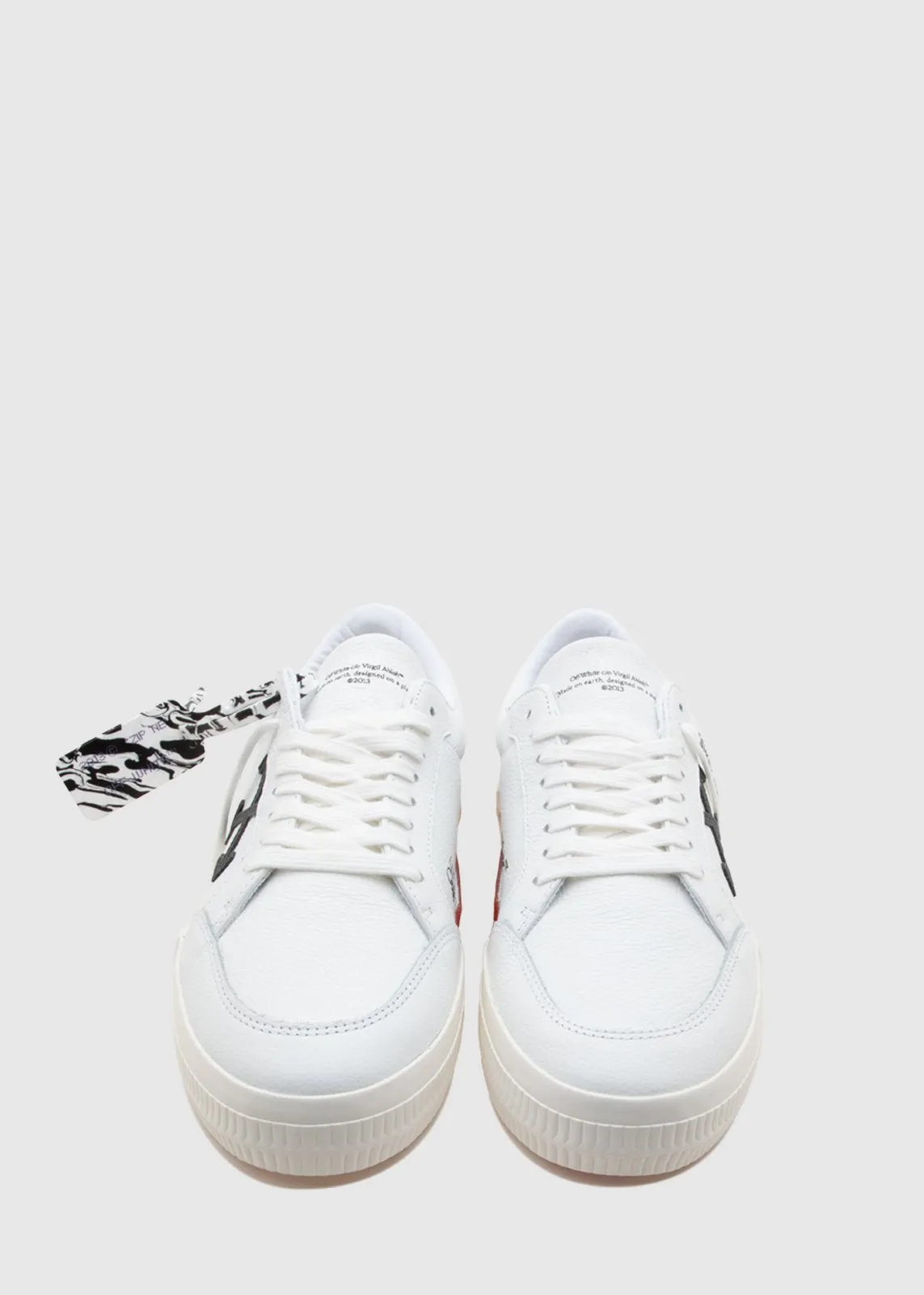 OFF-WHITE: LOW VULCANIZED SNEAKERS [BLACK]