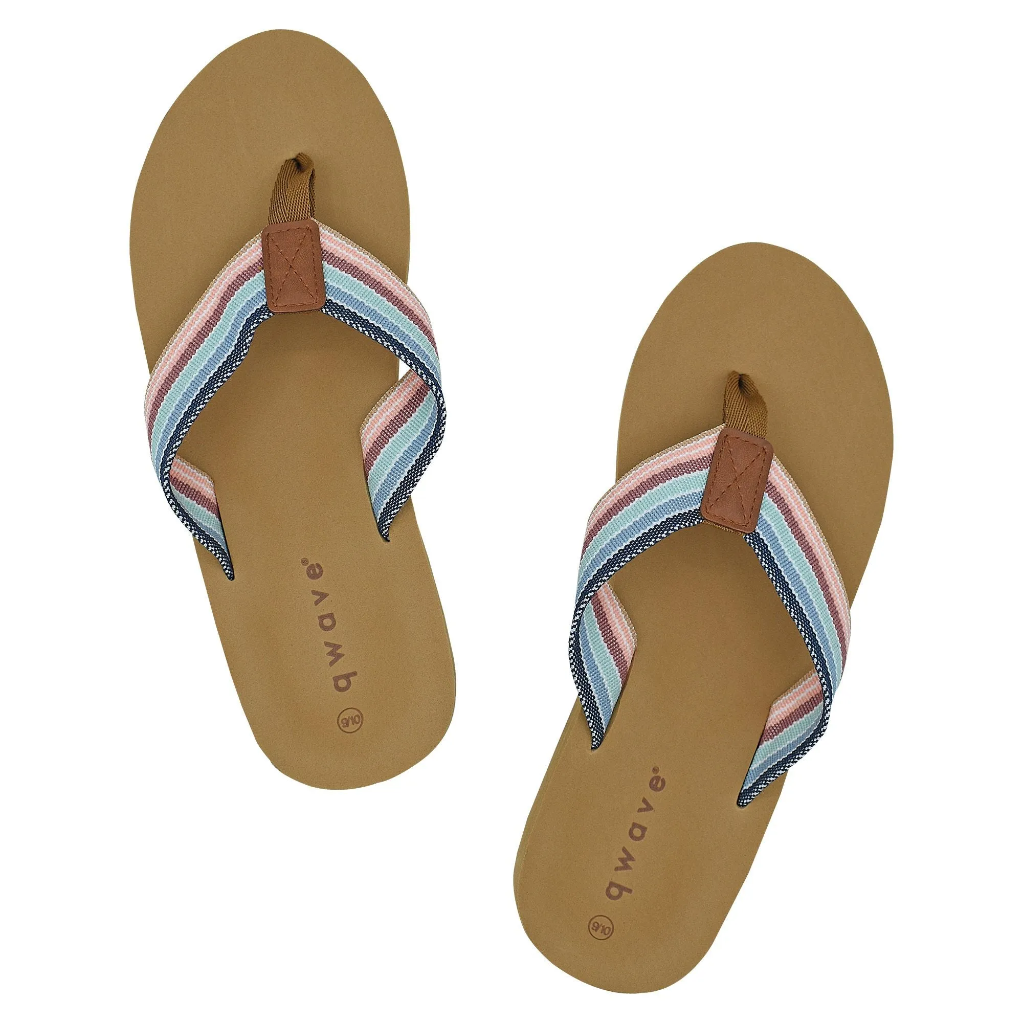 Qwave Ladies' Classic Ribbon Sandals