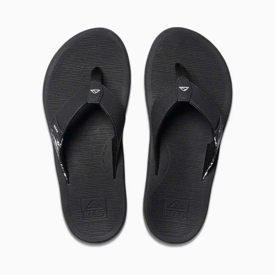 Reef Women's Santa Ana Sandals Black/White