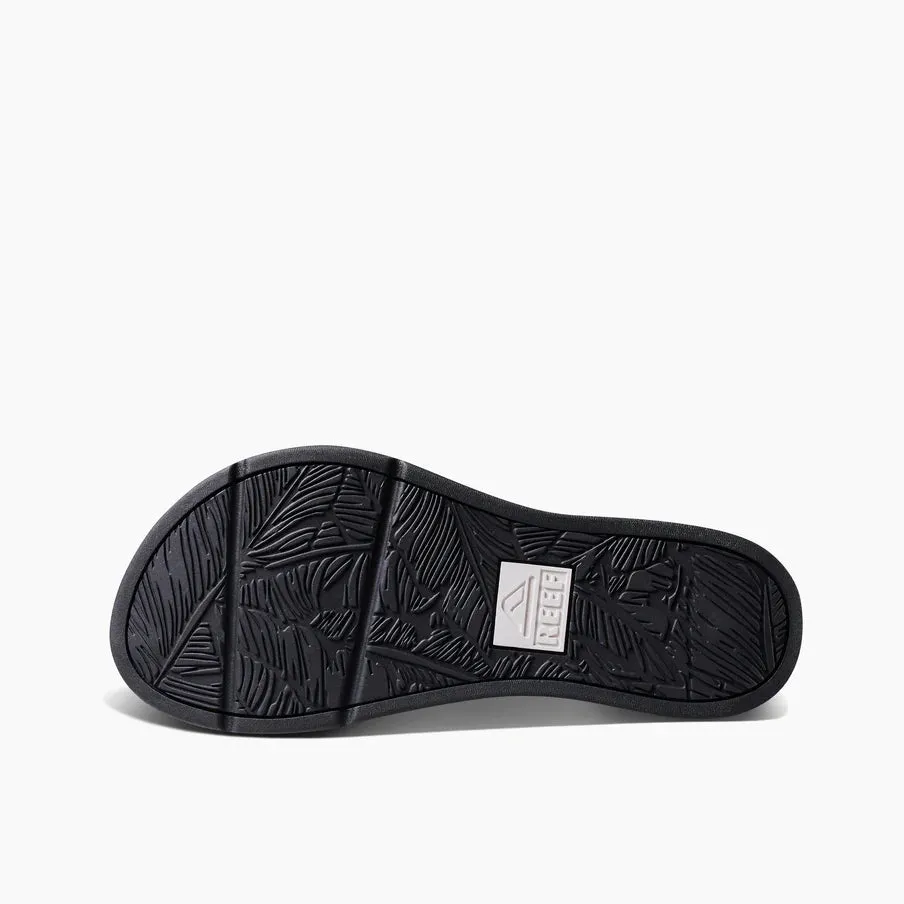 Reef Women's Santa Ana Sandals Black/White