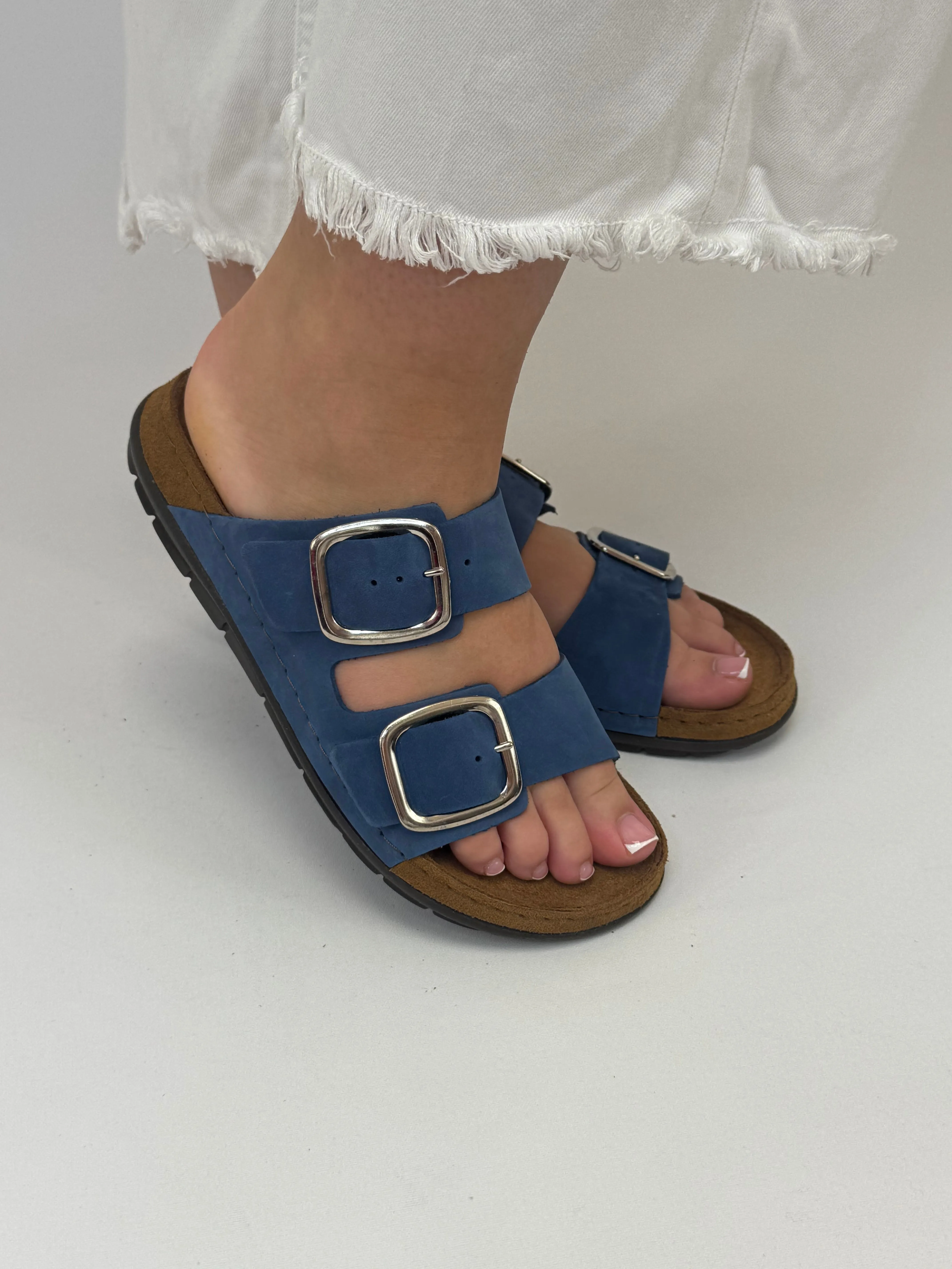 ROHDE Blue Two Strap Sandal