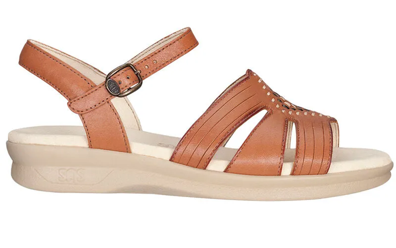SAS Huarache Quarter Strap Sandal- Antique Tan