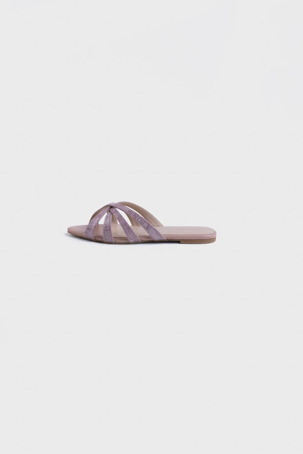 Shimmery Pink Flats