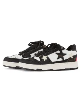 Sneakerhill Vintage Star Skateboard Sneakers-1607