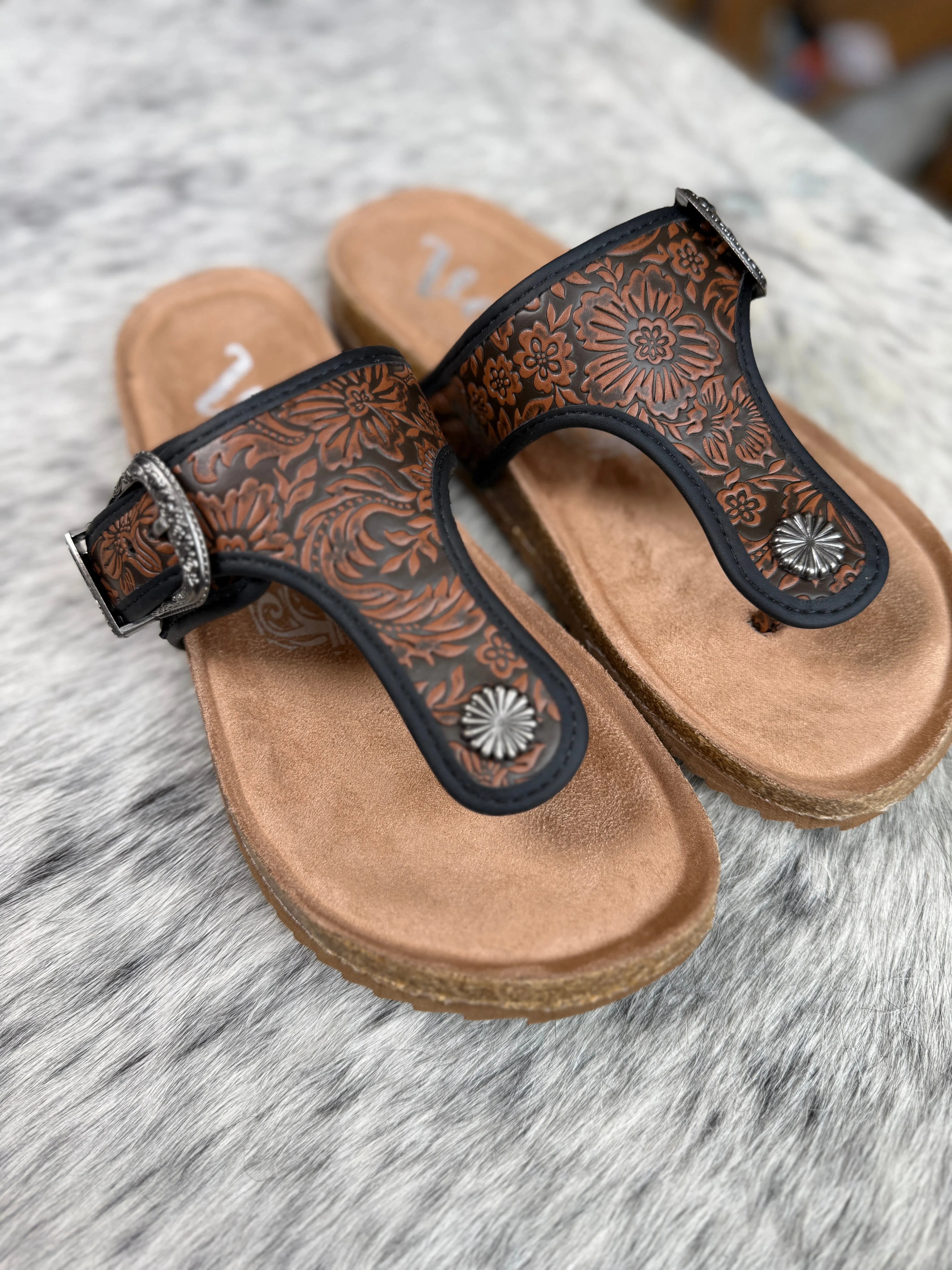 Southern Love Womans Leather Sandals