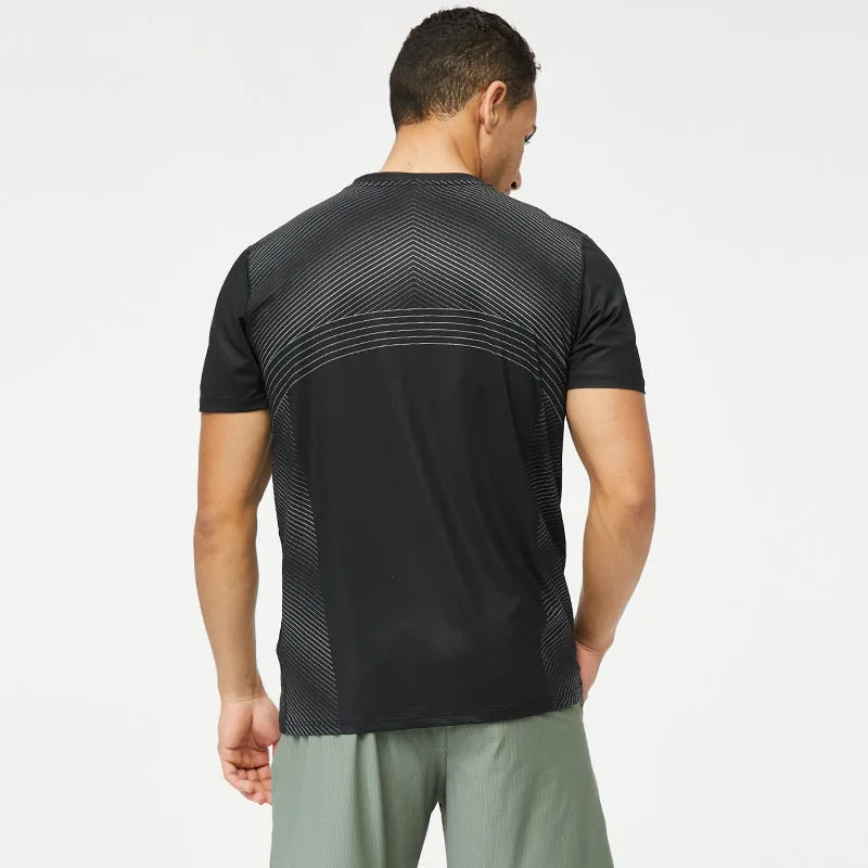 Stylish Cool-Feeling Ice-Silk Round-Neck Short-Sleeve