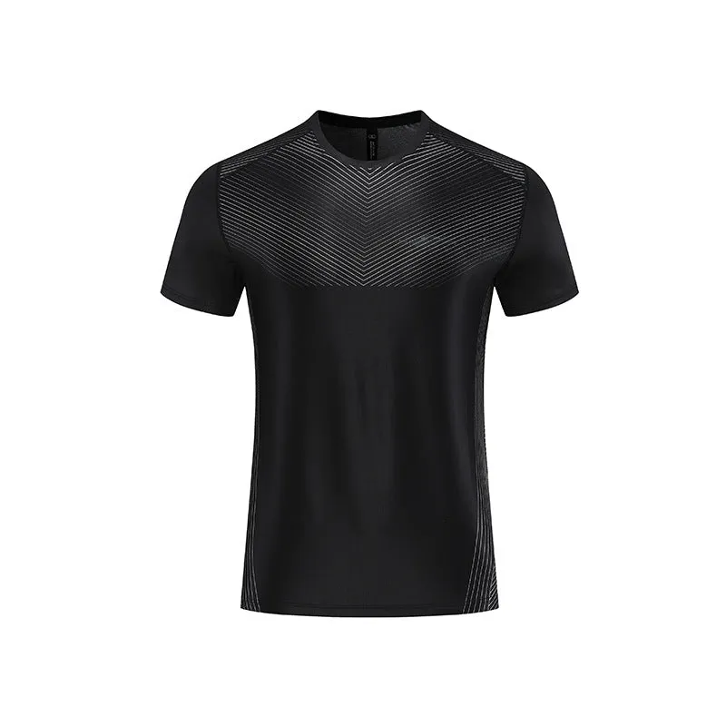 Stylish Cool-Feeling Ice-Silk Round-Neck Short-Sleeve